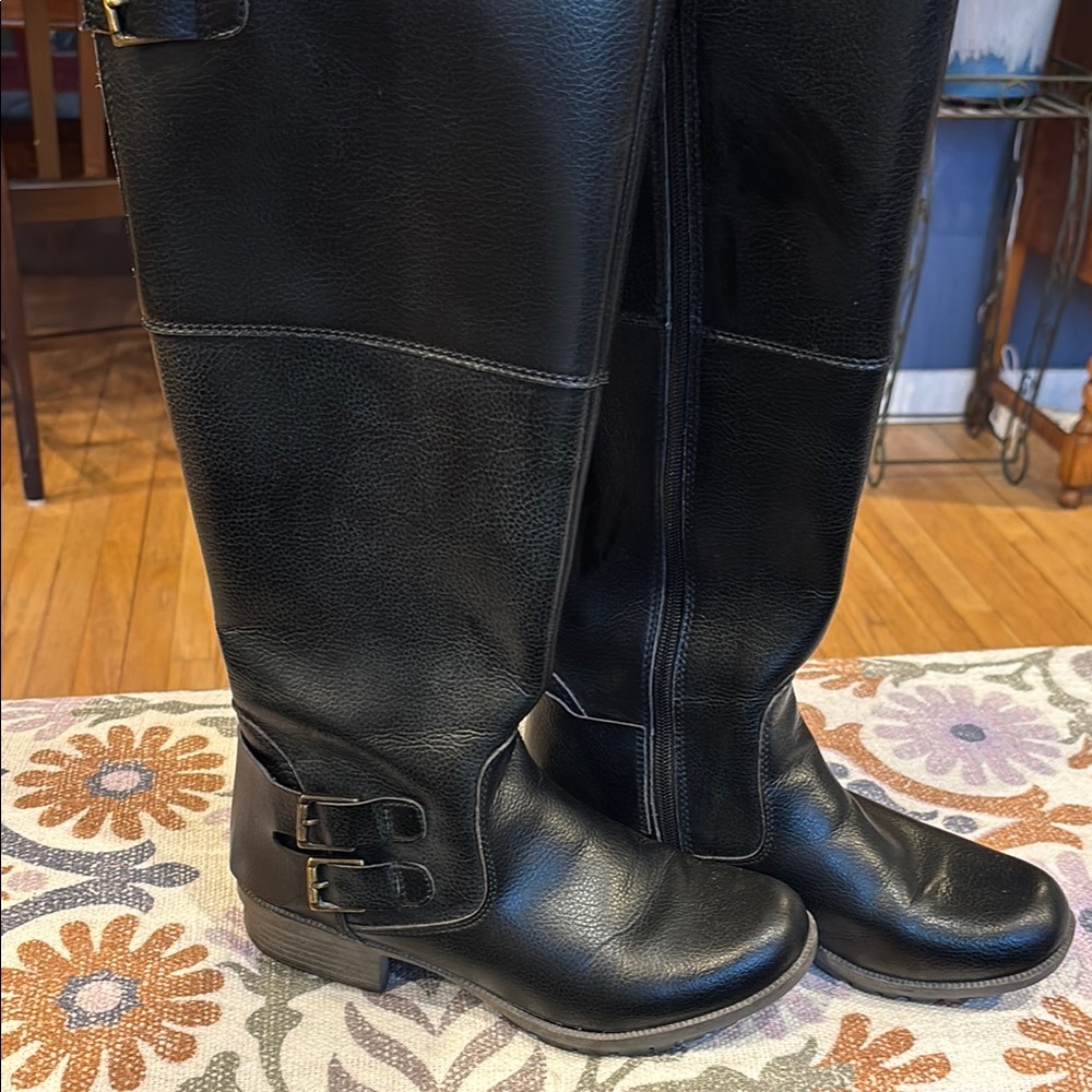 Clarks Riddle Phrase Riding Boots - Picture 1 of 8